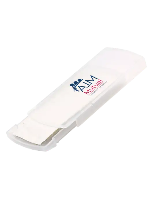 Slide Right Clear Bandage Dispenser w/A.I.M. Mutual Logo