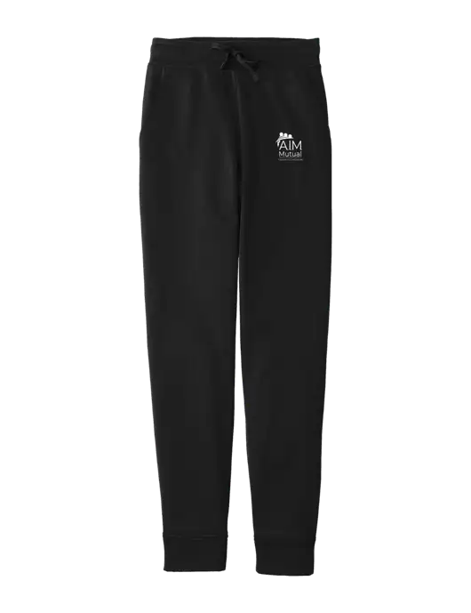 Sport-Wick Black Fleece Jogger w/A.I.M. Mutual Logo