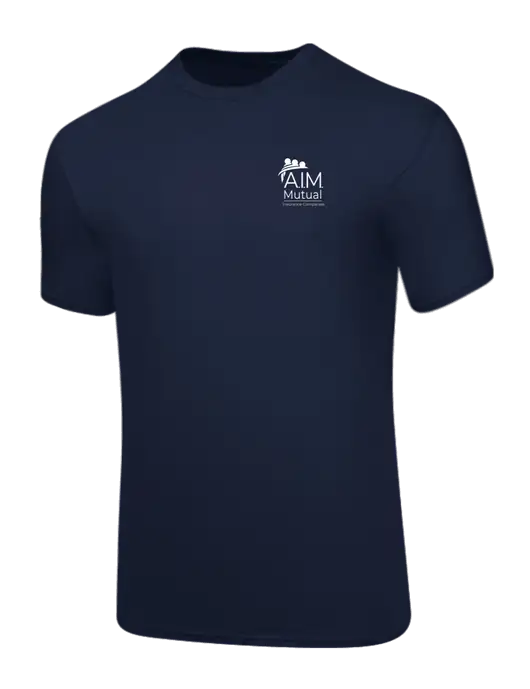 Core Blend Navy T-Shirt w/A.I.M. Mutual Logo