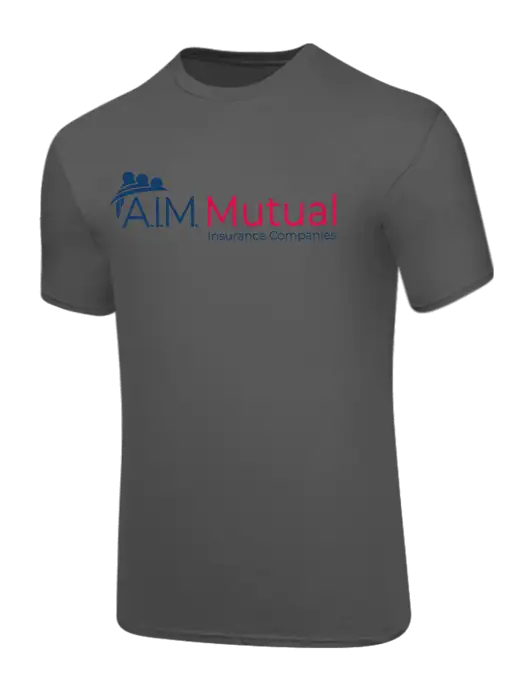 Core Blend Medium Grey T-Shirt w/A.I.M. Mutual Logo