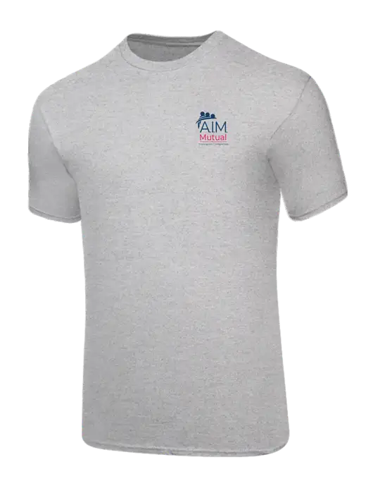 Core Blend Light Grey Heather T-Shirt w/A.I.M. Mutual Logo