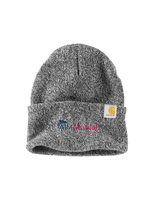 Carhartt Medium Grey Heather Watch Cap 2.0 w/A.I.M. Mutual Logo