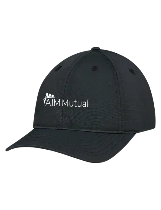 Black Nylon Twill Performance Cap w/A.I.M. Mutual Logo