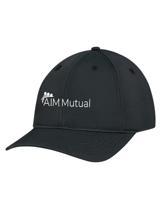Black Nylon Twill Performance Cap w/A.I.M. Mutual Logo