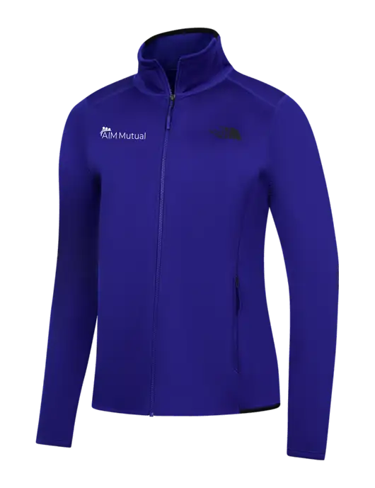 The North Face Womens Dark Royal Skyline Full-Zip Fleece Jacket w/A.I.M. Mutual Logo