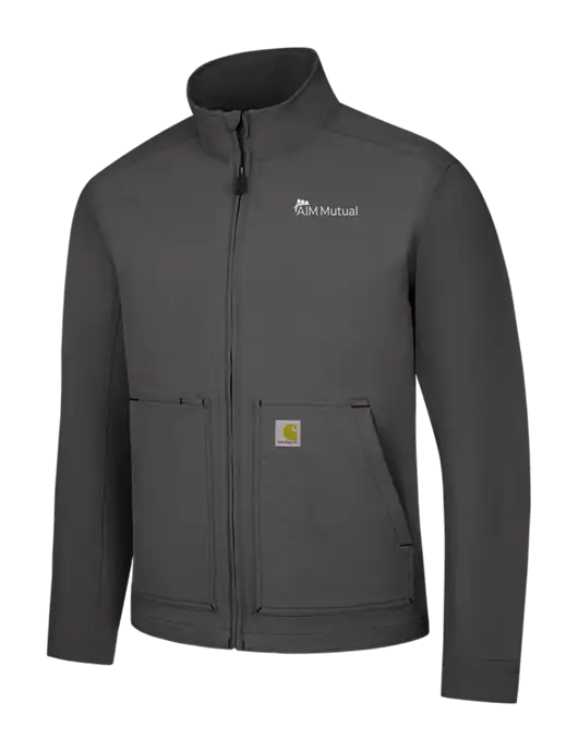 Carhartt Dark Grey Super Dux Soft Shell Jacket w/A.I.M. Mutual Logo