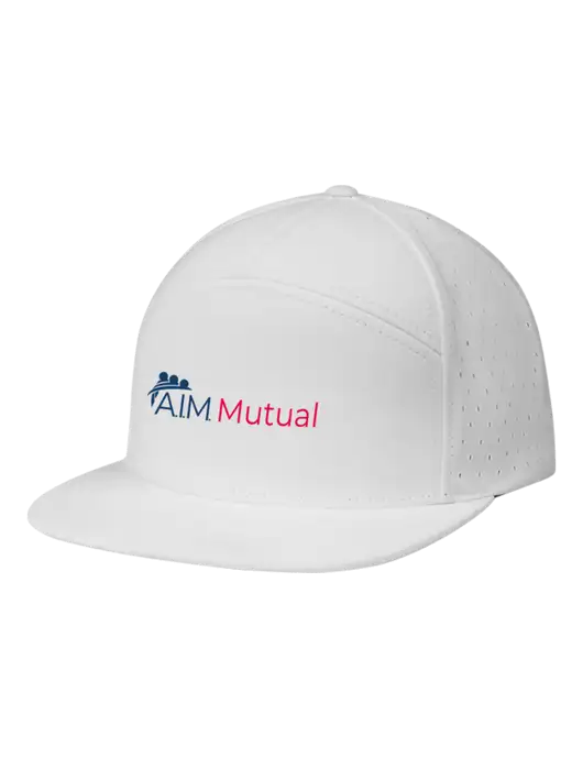 Richardson White Cannon Cap w/A.I.M. Mutual Logo