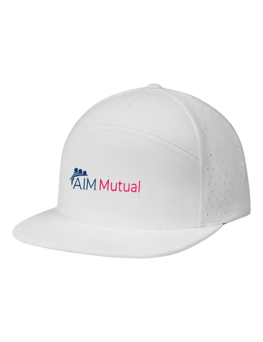 Richardson White Cannon Cap w/A.I.M. Mutual Logo