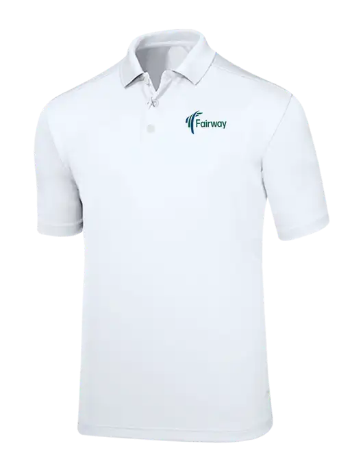 Callaway Core Bright White Performance Polo w/Fairway Logo