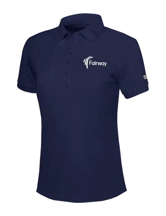 OGIO Womens Navy Jewel Polo w/Fairway Logo