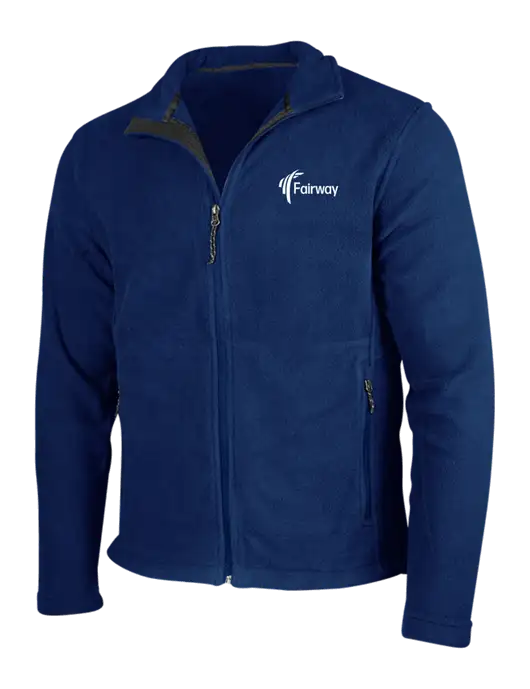 Navy Fleece Jacket w/Fairway Logo