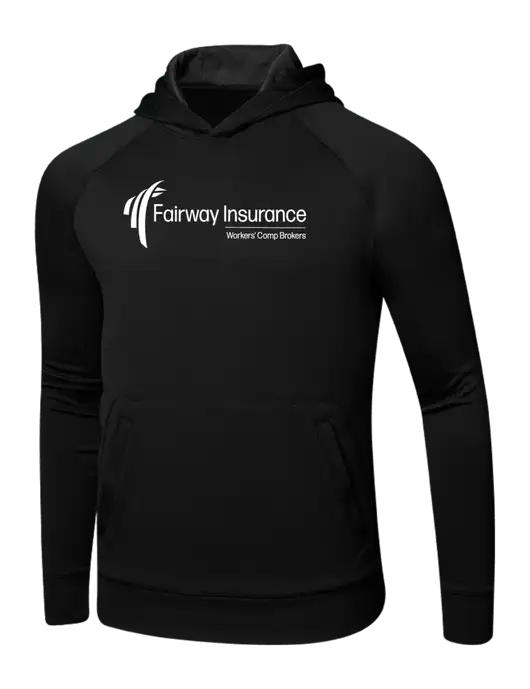 Tech Black Fleece Hooded Sweatshirt w/Fairway Logo