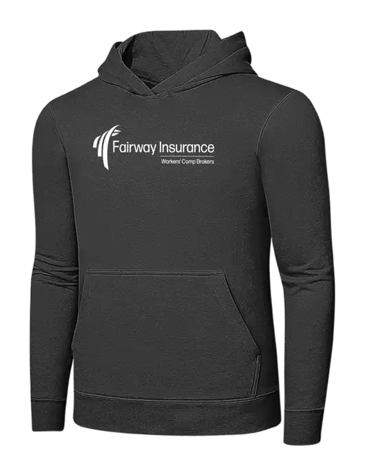 Charcoal 7.8 oz Ring Spun Hooded Sweatshirt w/Fairway Logo