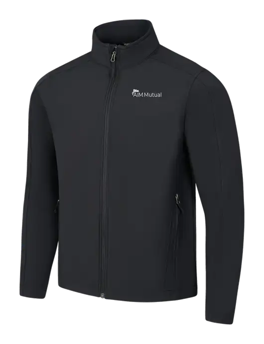 Black Core Soft Shell Jacket w/A.I.M. Mutual Logo