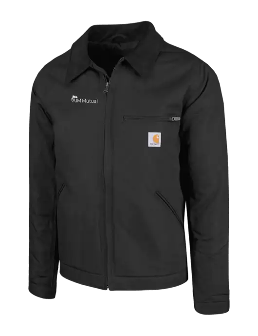 Carhartt Black Duck Detroit Jacket w/A.I.M. Mutual Logo
