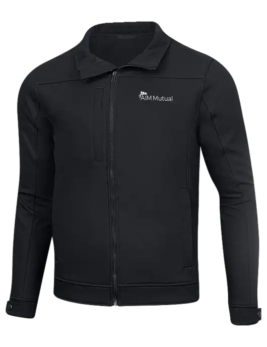 Cornerstone Charcoal Duck Bonded Soft Shell Jacket w/A.I.M. Mutual Logo