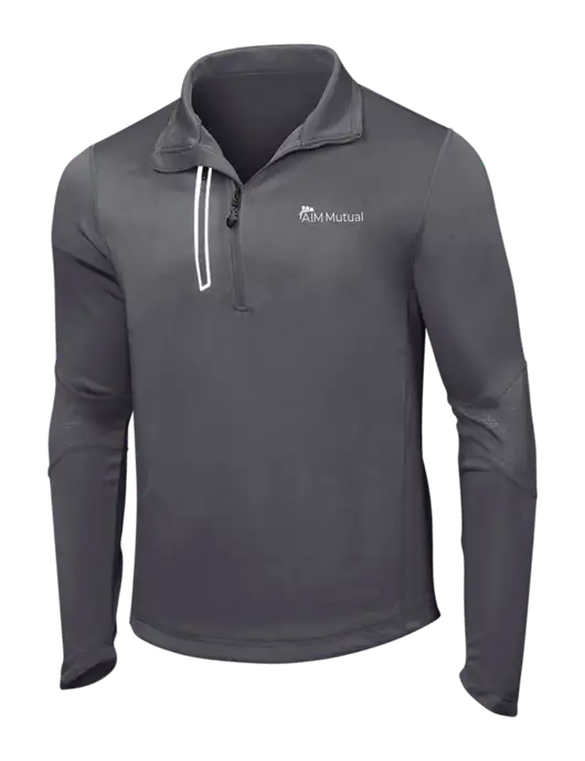OGIO Gear Grey Endurance Fulcrum 1/4 Zip w/A.I.M. Mutual Logo