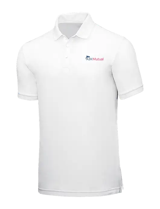 White Core Classic Pique w/A.I.M. Mutual Logo