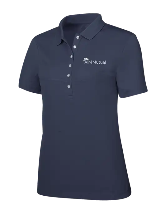 Callaway Womens Ottoman Navy Polo w/A.I.M. Mutual Logo