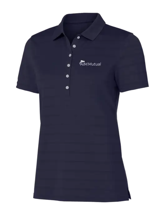 Callaway Womens Navy Ventilated Polo w/A.I.M. Mutual Logo