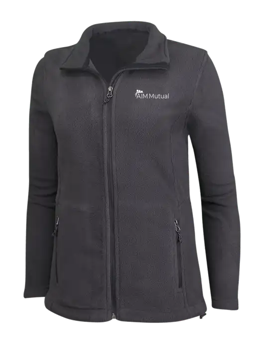 Womens Fleece Dark Grey Jacket w/A.I.M. Mutual Logo