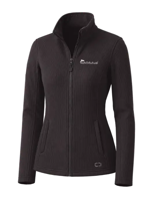 OGIO Blacktop Womens Grit Fleece Jacket w/A.I.M. Mutual Logo