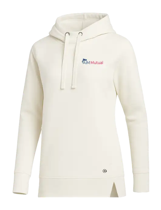 OGIO Ivory Luuma Pullover Fleece Hoodie w/A.I.M. Mutual Logo