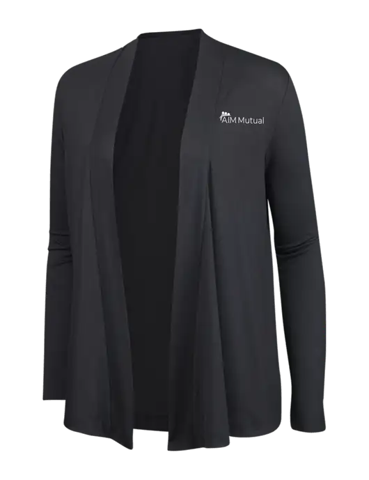Smoke Grey Womens Concept Cardigan w/A.I.M. Mutual Logo