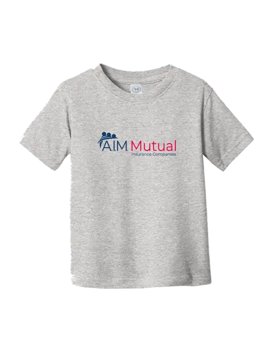 Rabbit Skins Light Grey Heather Toddler Fine Jersey Tee w/A.I.M. Mutual Logo