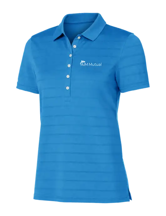 Callaway Womens Royal Blue Ventilated Polo w/A.I.M. Mutual Logo